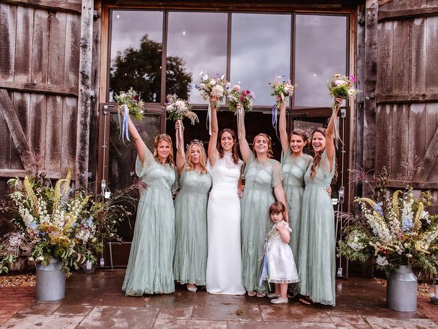 Sophie and Ben's Wedding in Selborne, Hampshire 15