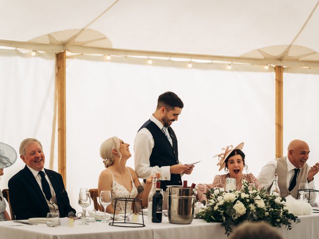 Alessio and Anna&apos;s Wedding in Coxwold, North Yorkshire 15