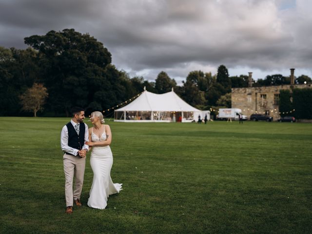 Alessio and Anna&apos;s Wedding in Coxwold, North Yorkshire 16