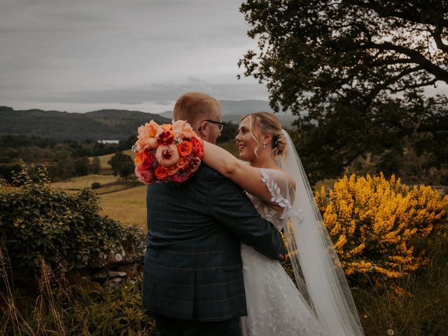 Andrew  and Lauren&apos;s Wedding in Hawkshead, Cumbria 7