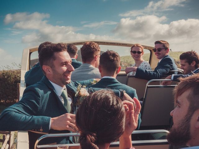 Andrew and Leeanna&apos;s Wedding in Freshwater Bay, Isle of Wight 16