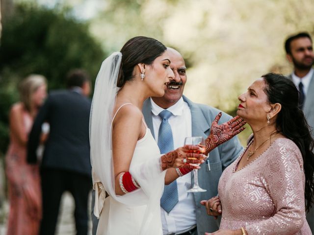 David and Shruti&apos;s Wedding in Hinwick, Northamptonshire 15