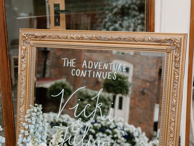 Julian and Vicki's Wedding in Buckingham, Buckinghamshire 23