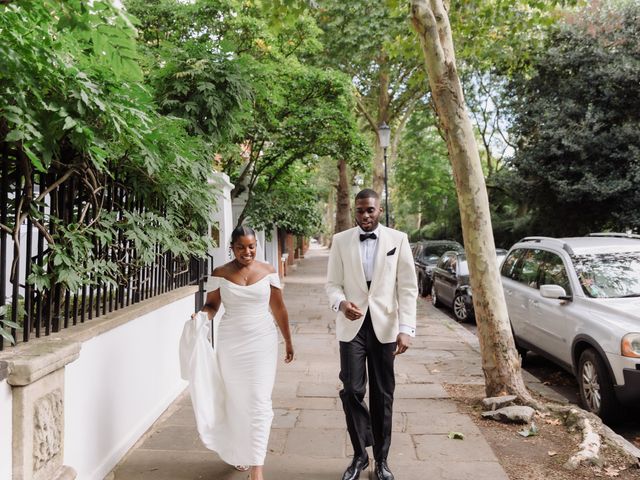 Nicole and Devonte's Wedding in Kensington &amp; Chelsea, West London 34