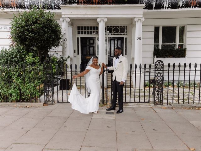 Nicole and Devonte's Wedding in Kensington &amp; Chelsea, West London 37