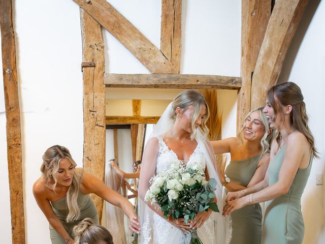 Lewis and Issy's Wedding in Easton, Suffolk 9