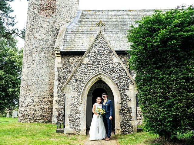 Michael and Carla&apos;s Wedding in Halvergate, Norfolk 112