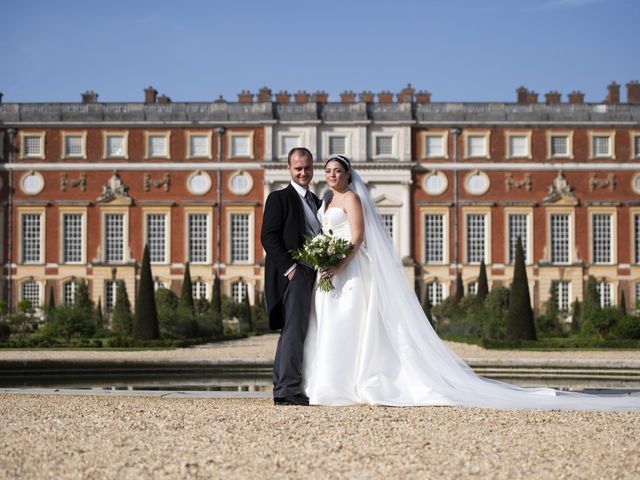 James and Ceri&apos;s Wedding in Hampton Court, Surrey 47