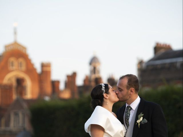 James and Ceri&apos;s Wedding in Hampton Court, Surrey 49