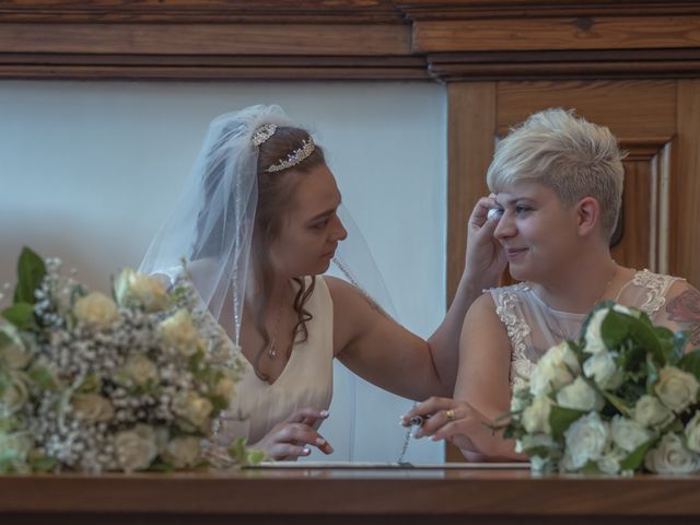 Natalie and Shelby&apos;s Wedding in Clayton Le Moors, Lancashire 13