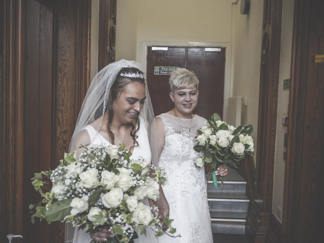 Natalie and Shelby&apos;s Wedding in Clayton Le Moors, Lancashire 14
