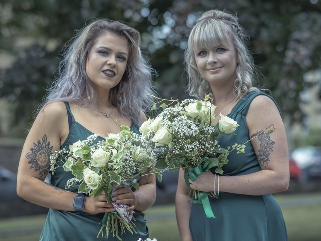 Natalie and Shelby&apos;s Wedding in Clayton Le Moors, Lancashire 18