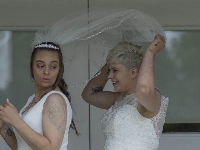 Natalie and Shelby&apos;s Wedding in Clayton Le Moors, Lancashire 24