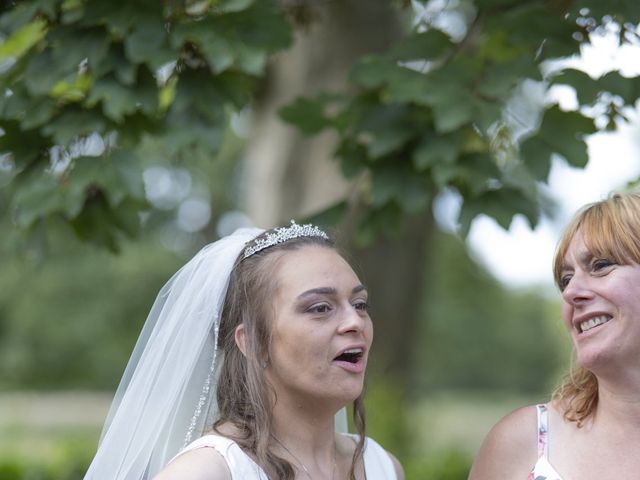 Natalie and Shelby&apos;s Wedding in Clayton Le Moors, Lancashire 30
