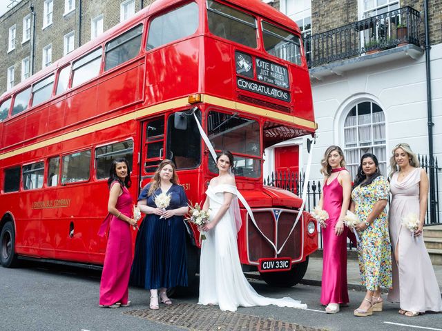 Katie and Olly's Wedding in London - North West, North West London 46