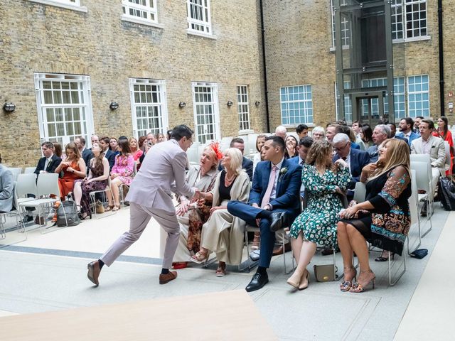Katie and Olly's Wedding in London - North West, North West London 86