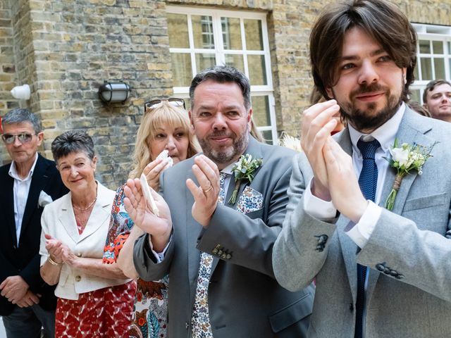 Katie and Olly's Wedding in London - North West, North West London 147