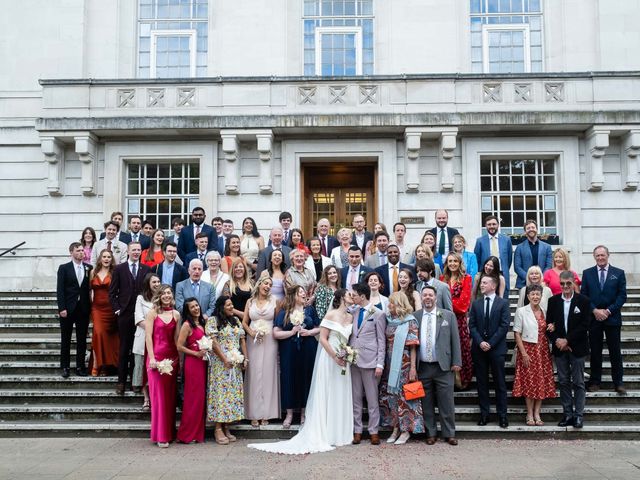 Katie and Olly's Wedding in London - North West, North West London 182