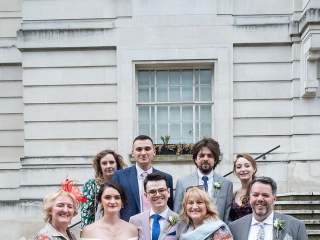 Katie and Olly's Wedding in London - North West, North West London 189