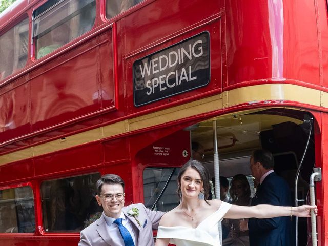 Katie and Olly's Wedding in London - North West, North West London 206