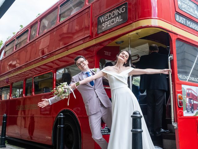 Katie and Olly's Wedding in London - North West, North West London 208