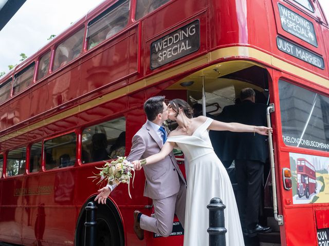 Katie and Olly's Wedding in London - North West, North West London 209