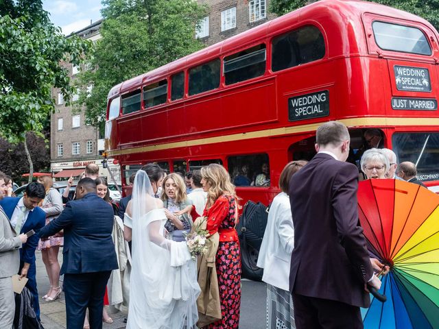 Katie and Olly's Wedding in London - North West, North West London 239