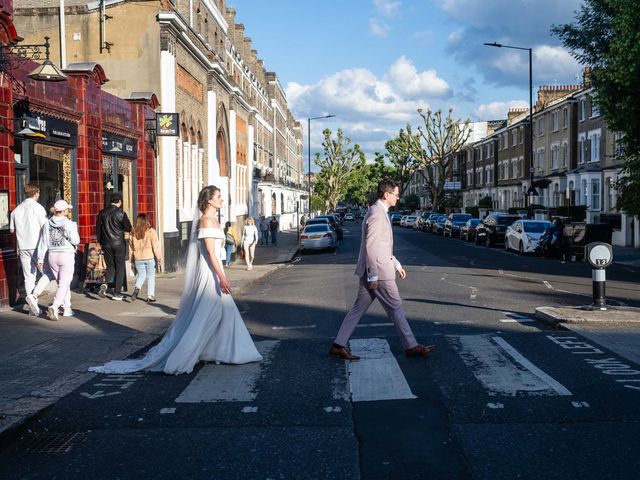 Katie and Olly's Wedding in London - North West, North West London 366