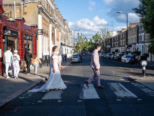 Katie and Olly's Wedding in London - North West, North West London 367
