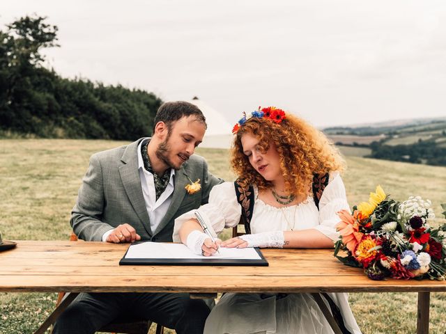 Nathan and Freddie's Wedding in Lostwithiel, Cornwall 36