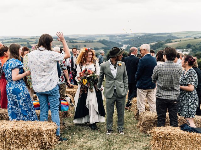 Nathan and Freddie's Wedding in Lostwithiel, Cornwall 43