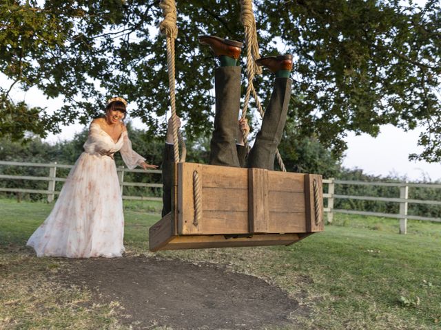 Dave and Becky&apos;s Wedding in Cottered, Hertfordshire 17