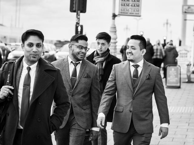 Bishwas and Beth&apos;s Wedding in Brighton, East Sussex 13