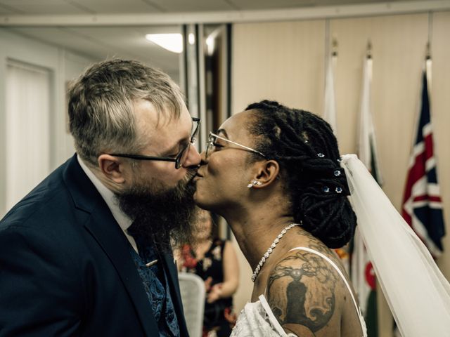 Paul and Crystal's Wedding in Haverfordwest, Pembrokeshire 11