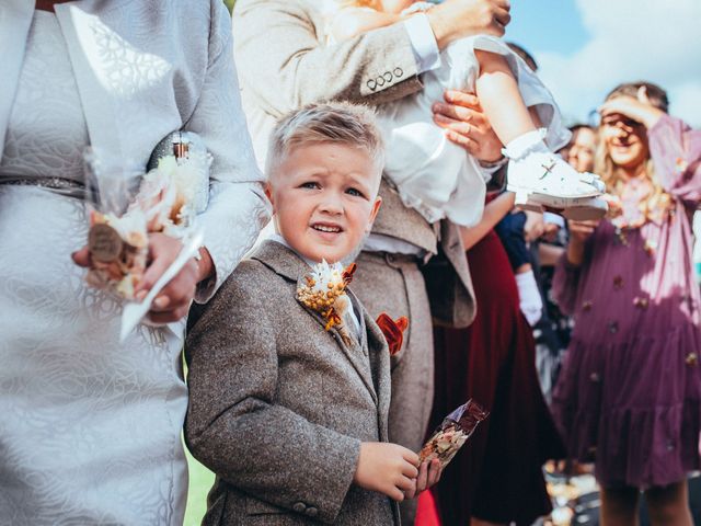 Jamie and Amy&apos;s Wedding in Oldwalls, Swansea 58