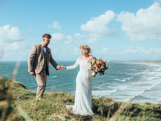 Jamie and Amy&apos;s Wedding in Oldwalls, Swansea 73