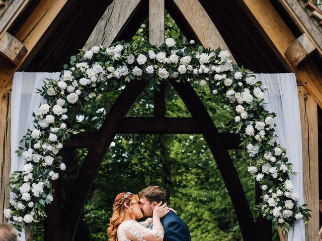 Charlie and Paige's Wedding in Yateley, Hampshire 9