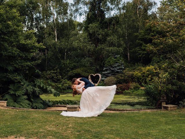 Charlie and Paige's Wedding in Yateley, Hampshire 10