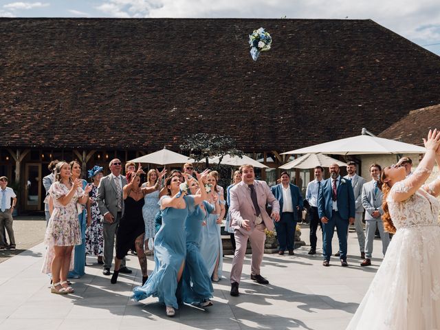 Charlie and Paige's Wedding in Yateley, Hampshire 13