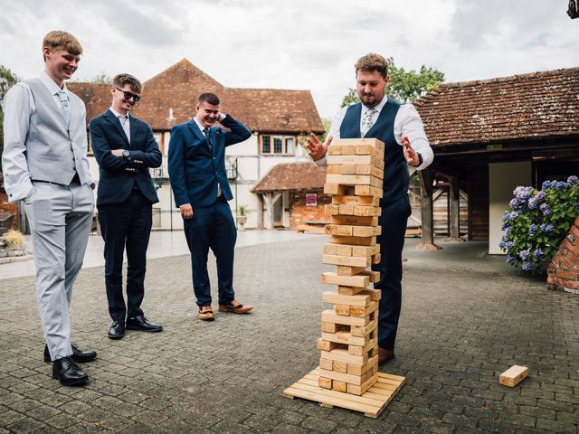 Charlie and Paige's Wedding in Yateley, Hampshire 14