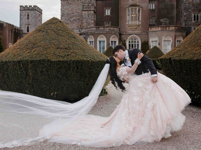 Hugo Divers and Sachini Rajapakse's Wedding in Powderham Castle, Devon 15