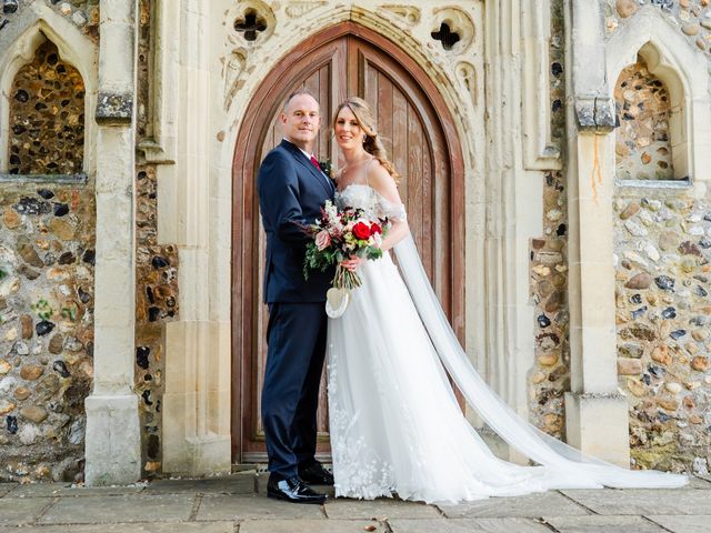 Steve and Marie's Wedding in Little Wymondley, Hertfordshire 17