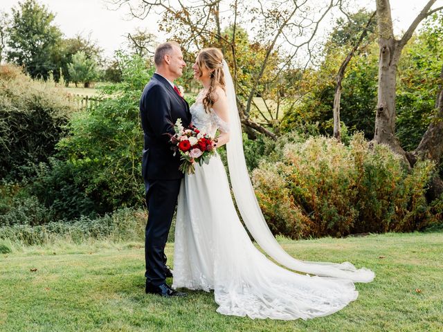 Steve and Marie's Wedding in Little Wymondley, Hertfordshire 20