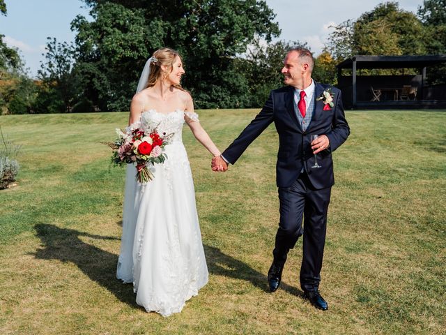 Steve and Marie's Wedding in Little Wymondley, Hertfordshire 24