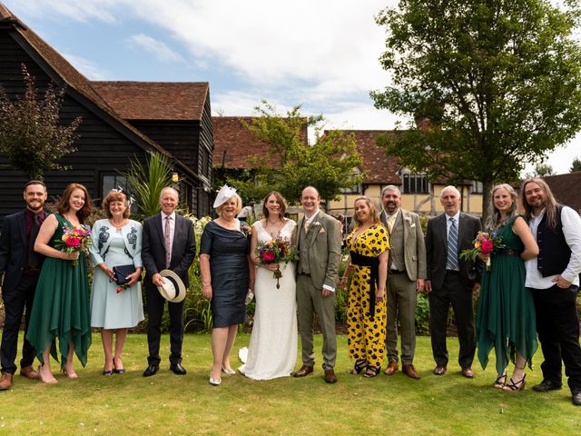 Martin and Kirsty&apos;s Wedding in Headley Down, Hampshire 162