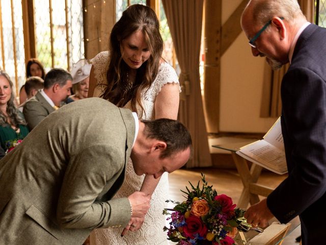 Martin and Kirsty&apos;s Wedding in Headley Down, Hampshire 747