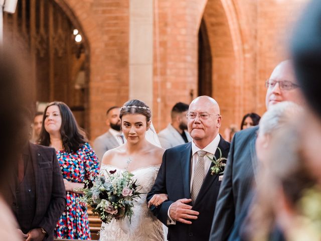 James and Sophie&apos;s Wedding in Tamworth, Staffordshire 15