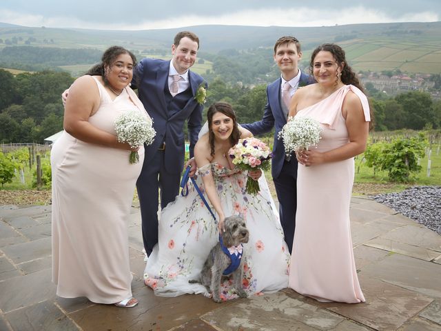 John and Helena's Wedding in Meltham, West Yorkshire 16