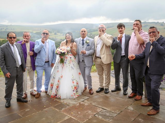 John and Helena's Wedding in Meltham, West Yorkshire 19