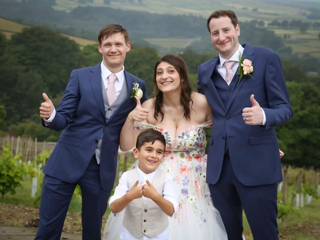 John and Helena's Wedding in Meltham, West Yorkshire 20